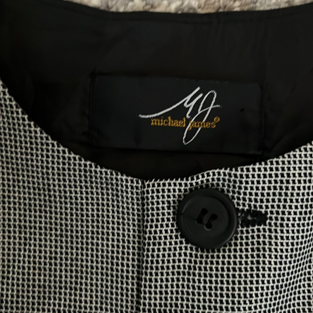Gray Button-Up Shirt/ Vest - Picture 8 of 8